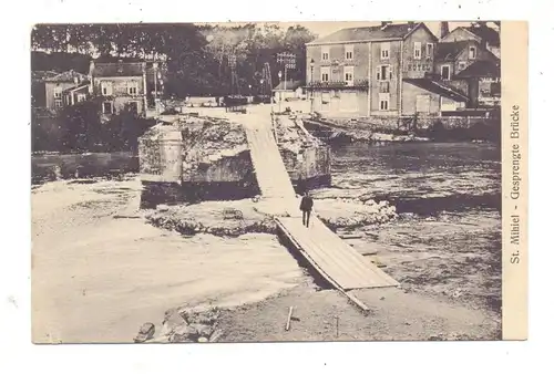 F 55300 SAINT MIHIEL, 1. Weltkrieg, gesprengte Brücke