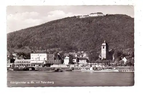 5330 KÖNIGSWINTER, Europäischer Hof, Rheinfähre, 1961