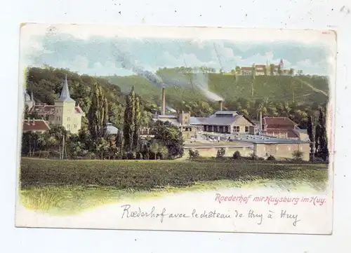 0-3603 DINGELSTEDT - HUY, Roederhof mit Huysburg, ca. 1900