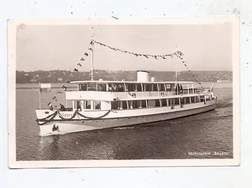 8130 STARNBERG, Motorschiff "BAYERN, Starnberger See, 1957