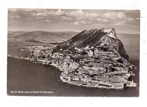 GIBRALTAR - South West view of Rock of Gibraltar, 1961