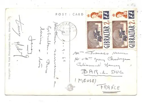 GIBRALTAR - South West view of Rock of Gibraltar, 1961