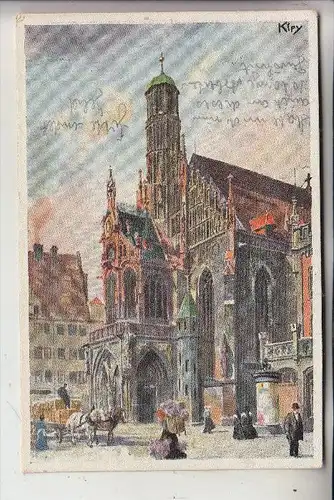 8500 NÜRNBERG, Frauenkirche, Künstler-Karte  Kley, 1905