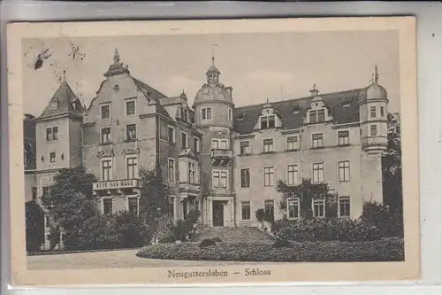 0-4352 NIENBURG - NEUGATTERSLEBEN, Schloss, 1929