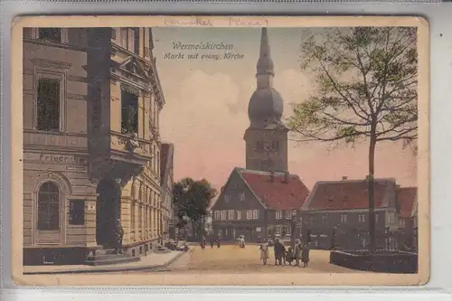 5632 WERMELSKIRCHEN, Markt & ev. Kirche