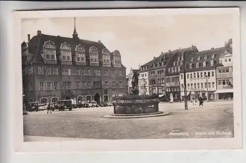 0-4800 NAUMBURG, Markt mit Rathaus