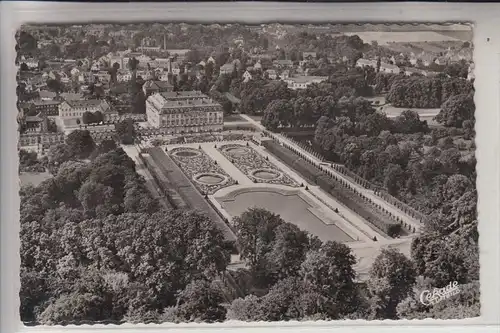 5040 BRÜHL, Schloss, Luftaufnahme, 1953