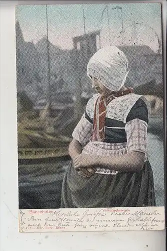 NL - UTRECHT - BUNSCHOTEN, Vissschersmeisje, 1903, nach Riga gelaufen