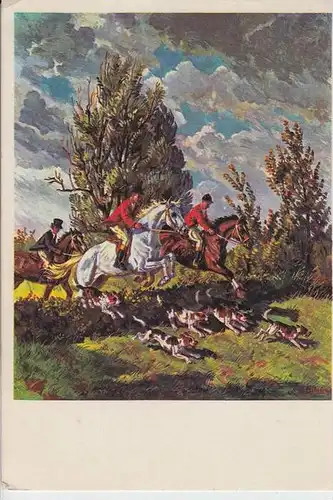 JAGD - HUNTING - JACHT - CHASSE - CACCIA - CAZA - LOWIECTWO - Künstler-Karte - Charles Pasche