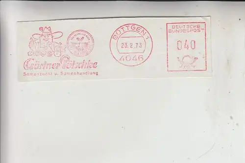 BOTANIK - Gärtner Pörschke, Freistempler Kaarts-Büttgen 1973