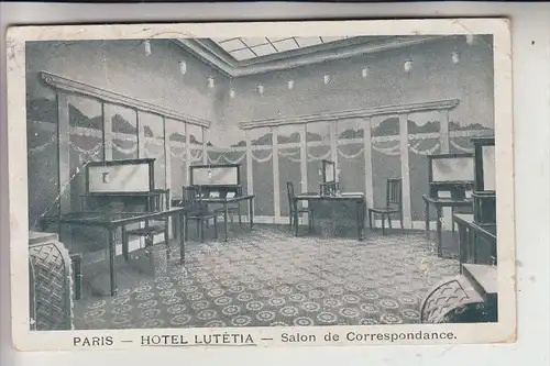 F 75006 PARIS, Hotel Lutetia, Salon de Correspondance, 1913