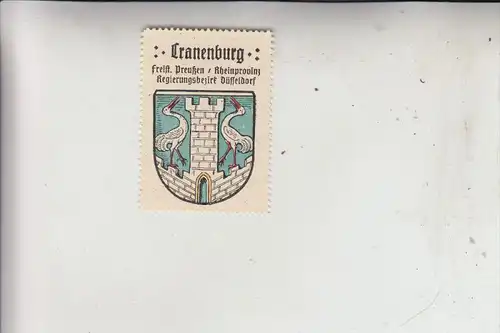 4193 KRANENBURG, Stadtwappen, Vignette