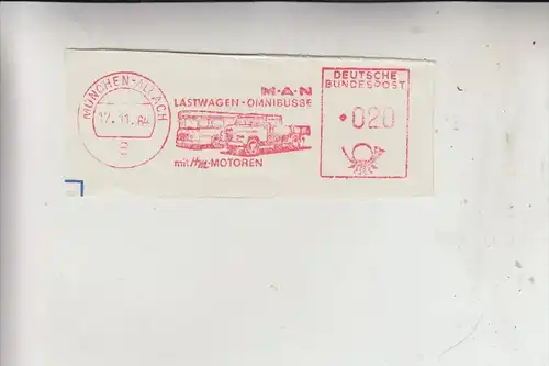AUTO - LKW / OMNIBUSSE - MAN, München, Freistempler 1964