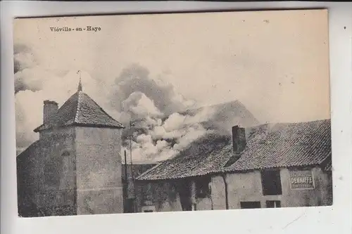 F 54470 VIEVILLE - EN - HAYE, Zerstörungen 1.Weltkrieg, 1916, deutsche Feldpost