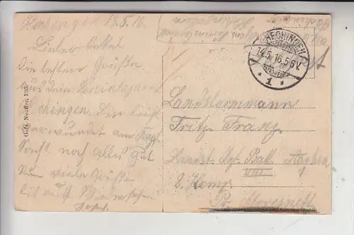 F 54470 VIEVILLE - EN - HAYE, Zerstörungen 1.Weltkrieg, 1916, deutsche Feldpost