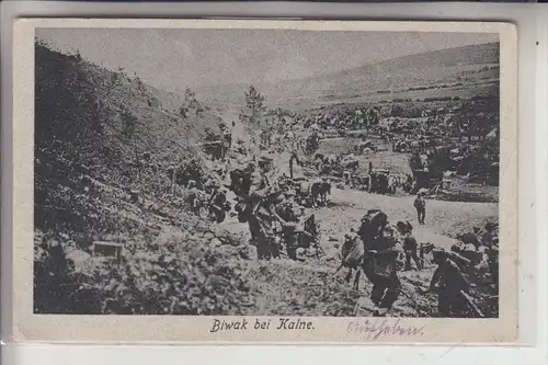 UKRAINE - KALNE, 1. Weltkrieg, Biwak bei Kalne, 1918