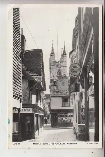 ENGLAND - KENT - ASHFORD, Middle Row and Church