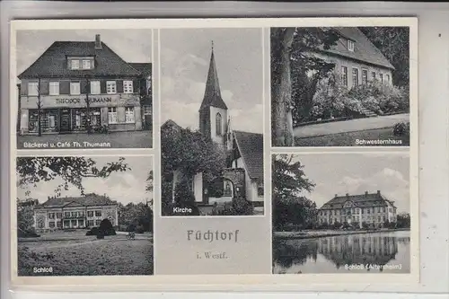 4414 SASSENBERG - Füchtorf, Mehrbildkarte, Bäckerrei & Cafe Thumann