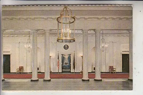 USA - WASHINGTON D.C., White House, Entrance Hall, Lampe - Lüster