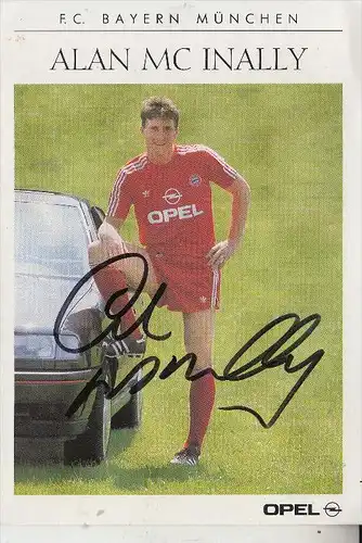 SPORT - FUSSBALL - BAYERN MÜNCHEN - ALAN Mc INALLY, Autogramm