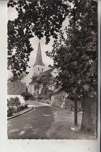 4441 WETTRINGEN, Partie an der kath. Kirche, 1964