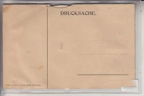 VÖGEL - EULEN / Owls / Buho / Hibou / Uil / Gufo - Mechanische Karte, Nürnberger Trichter, Erhaltung ****