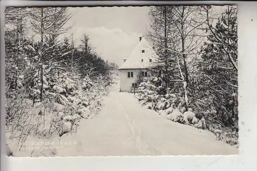 5778 MESCHEDE, Haus Dortmund im Schnee, 1965