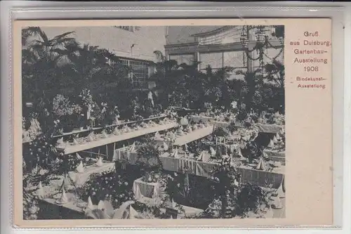 4100 DUISBURG, Gartenbau-Ausstellung 1908, Bindekunst-Ausstellung