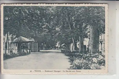 F 37000 TOURS, Boulevard Beranger, Le Marche aux Fleurs
