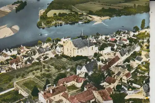 F 37500 CANDES-SAINT-MARTIN, Vue airienne, CIM-Macon, CPSM