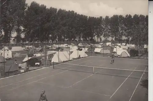 SPORT - TENNIS, Tennisplatz, Camping Platz, Lazise Lago di Garda, 1954