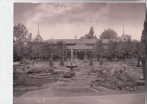 6800 MANNHEIM, Restaurationshalle im Stadtpark, Photo 26,5 x 21,6 cm, Photograph Mertens & Cie, Berlin