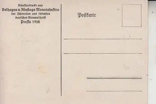 JAGD - HUNTING - JACHT - CHASSE - CACCIA - CAZA - LOWIECTWO - Hirsch, Künstler Heinrich Schütz, Pressa Köln 1928