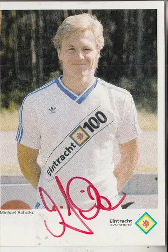 SPORT - FUSSBALL - EINTRACHT BRAUNSCHWEIG - MICHAEL SCHEIKE, Autogramm