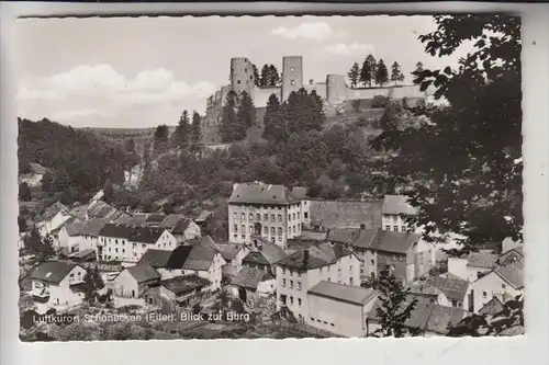 5544 SCHÖNECKEN, Blick zur Burg, 1968