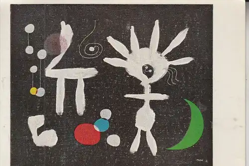 KÜNSTLER - ARTIST - JUAN MIRO - "La pluie matinale au clair de la lune"