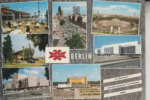 SPORT - TURNEN, Deutsches Turnfest 1968 BERLIN, Sonderkarte / Briefmarke / Sonderstempel