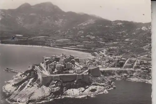 F 20260 CALVI, Vue airienne sur la Citadelle