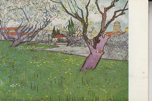 KÜNSTLER - ARTIST - VINCENT VAN GOGH - "Blick auf Arles mit blühenden Bäumen"