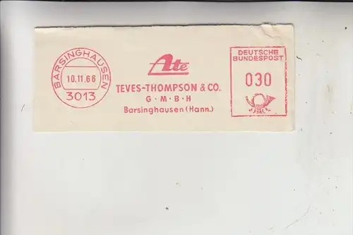 3013 BARSINGHAUSEN, Autozubehör, Ate, Teves-Thomson & Co., Maschinen-Stempel, 1966