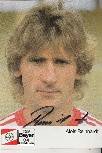 SPORT - FUSSBALL - BAYER LEVERKUSEN - ALOIS REINHARDT, Autogramm