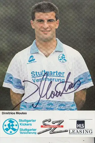 SPORT - FUSSBALL - STUTTGARTER KICKERS - DIMITRIOS MOUTAS, Autogramm