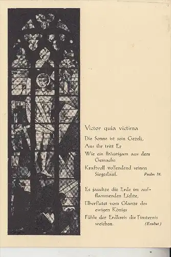 4236 HAMMINKELN - MARIENTHAL, Pfarrkirche, Chorfenster