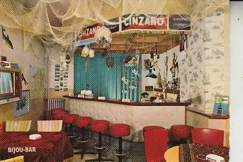 NL - ZUID-HOLLAND, DEN HAAG, Hotel Bijou Bar, CINZANO-Werbung