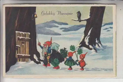 ZWERGE / Gnome / Dwarfs / Nains / Nani / Dwergen / Enanos - Künstler-Karte, 1929