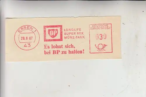 4300 ESSEN, BP - Maschinen-Stempel 1967