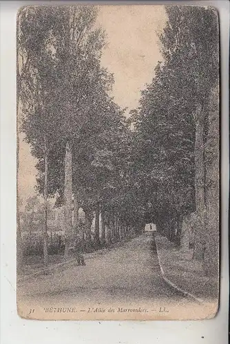 F 62400 BETHUNE, L'Allee des Marroniers, Louis Levy - Paris