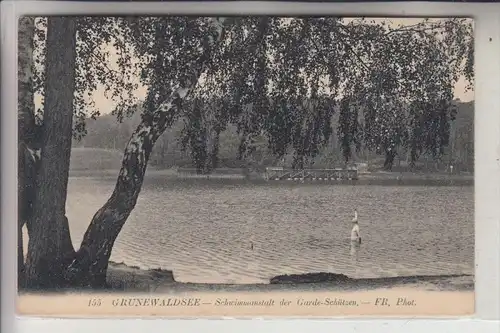 1000 BERLIN - GRUNEWALD, Schwimmanstalt der Garde-Schützen