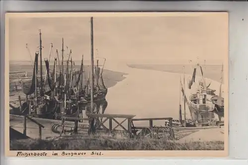 2893 BUTJADINGEN - BURHAVE, Fischerbotte im Siel, Photo AK