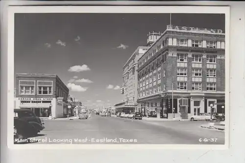 USA - TEXAS - EASTLAND, Main Street looking West